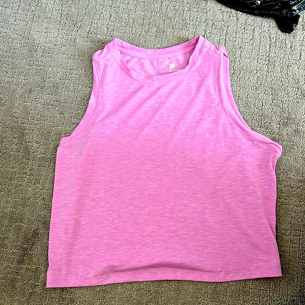 Pink All In Motion Muscle Tank